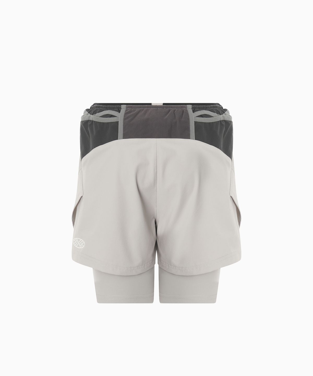 미나수(MENASOO) Unisex Multi Sport Two In One Running Shorts_Gray