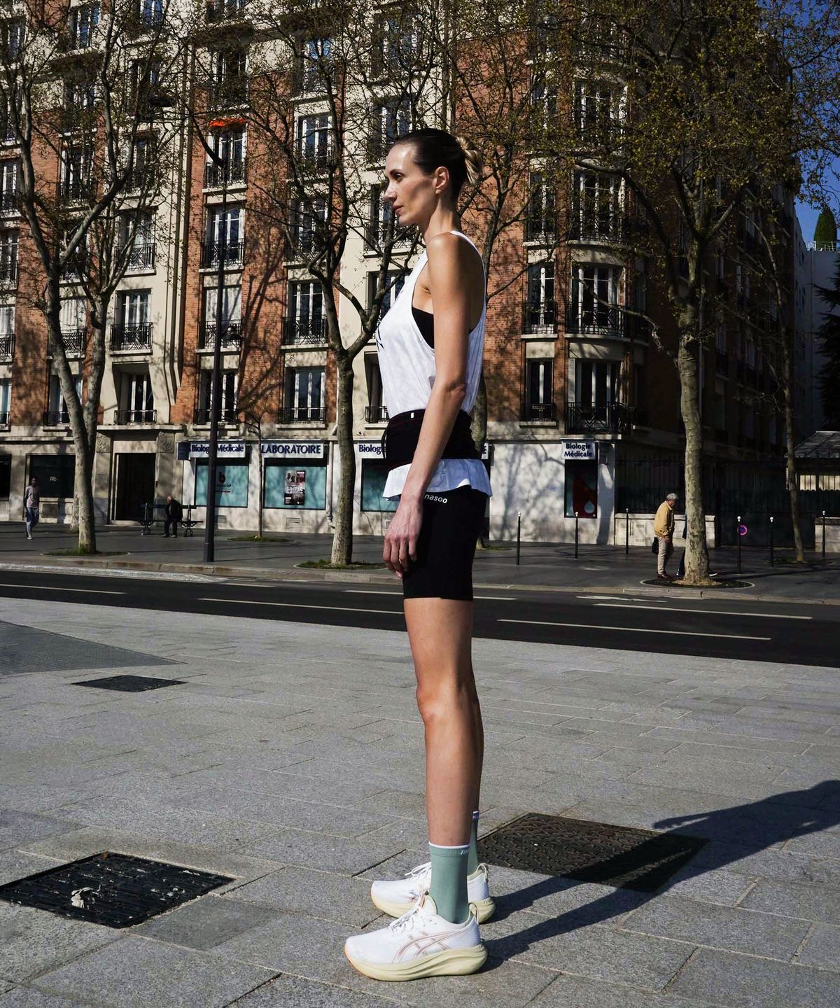 미나수(MENASOO) Unisex Icon Running Singlet_White_KR