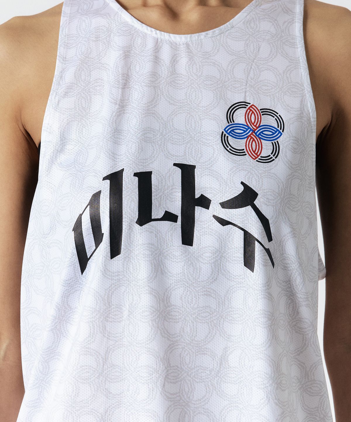 미나수(MENASOO) Unisex Icon Running Singlet_White_KR
