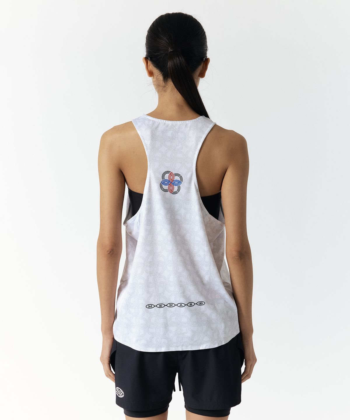 미나수(MENASOO) Unisex Icon Running Singlet_White