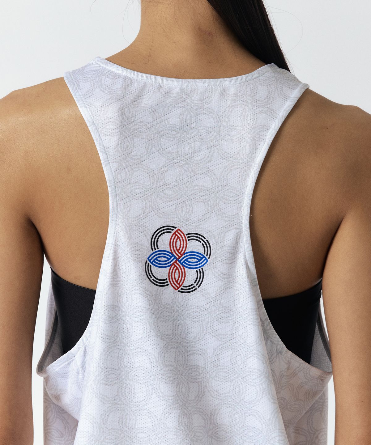 미나수(MENASOO) Unisex Icon Running Singlet_White