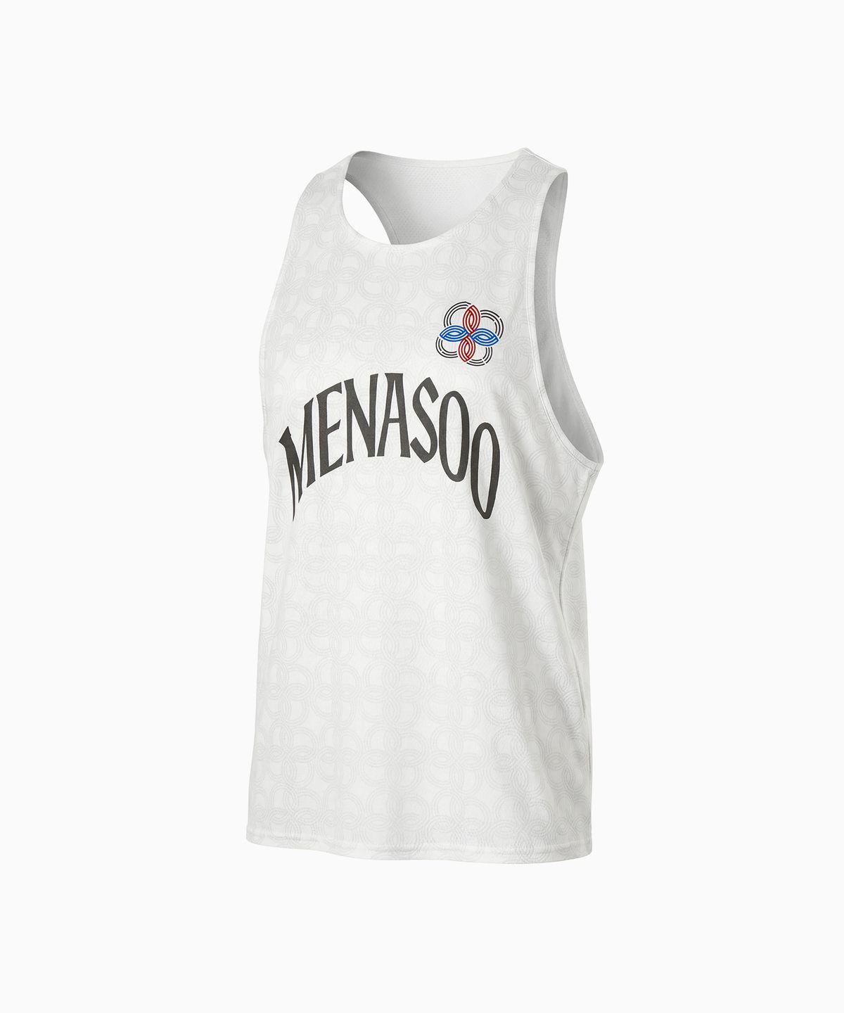 미나수(MENASOO) Unisex Icon Running Singlet_White
