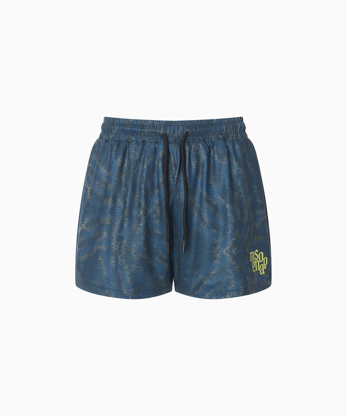 미나수(MENASOO) Pace Trace Run Shorts_Deep Blue