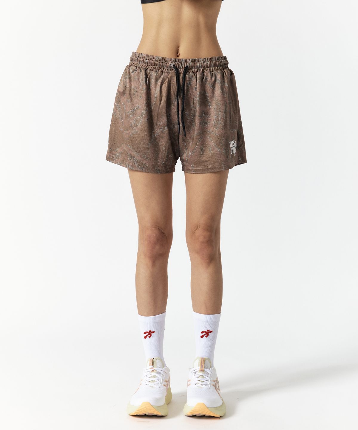 미나수(MENASOO) Pace Trace Run Shorts_Brown