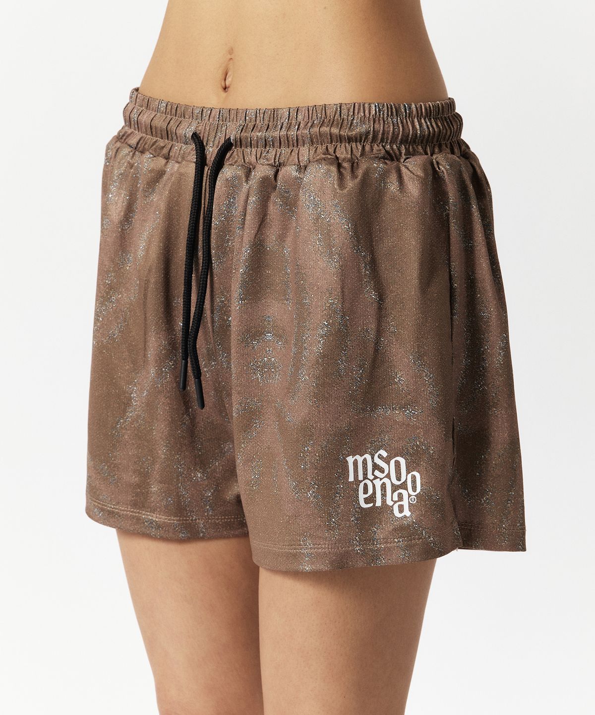 미나수(MENASOO) Pace Trace Run Shorts_Brown