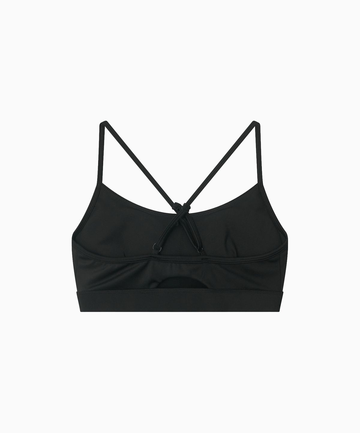 미나수(MENASOO) Cross Strap Bra Top_Black