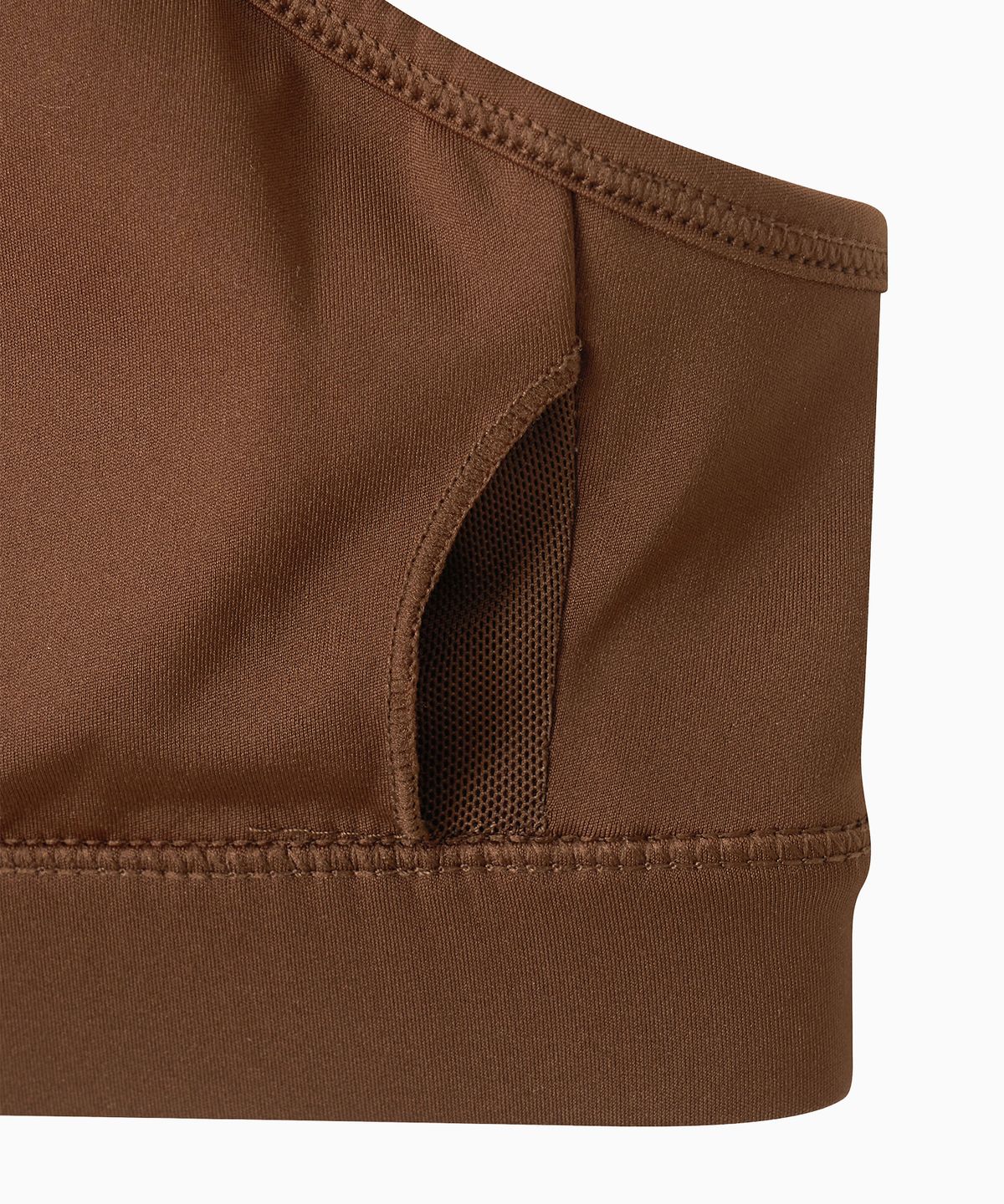 미나수(MENASOO) Cross Strap Bra Top_Brown