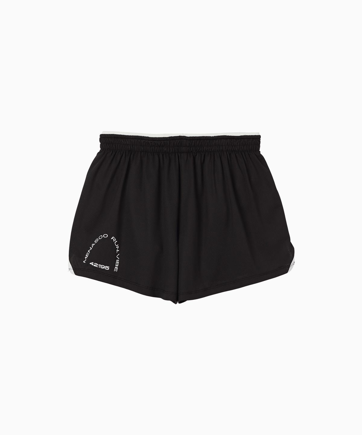 미나수(MENASOO) Mesh Runner Soft Shorts_Black