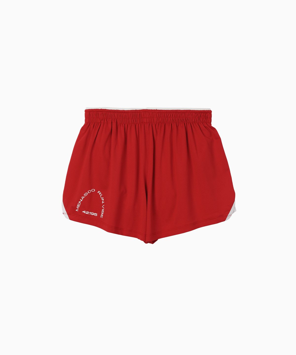 미나수(MENASOO) Mesh Runner Soft Shorts_Red