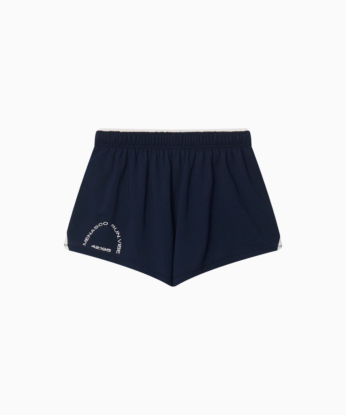 미나수(MENASOO) Mesh Runner Soft Shorts_Navy
