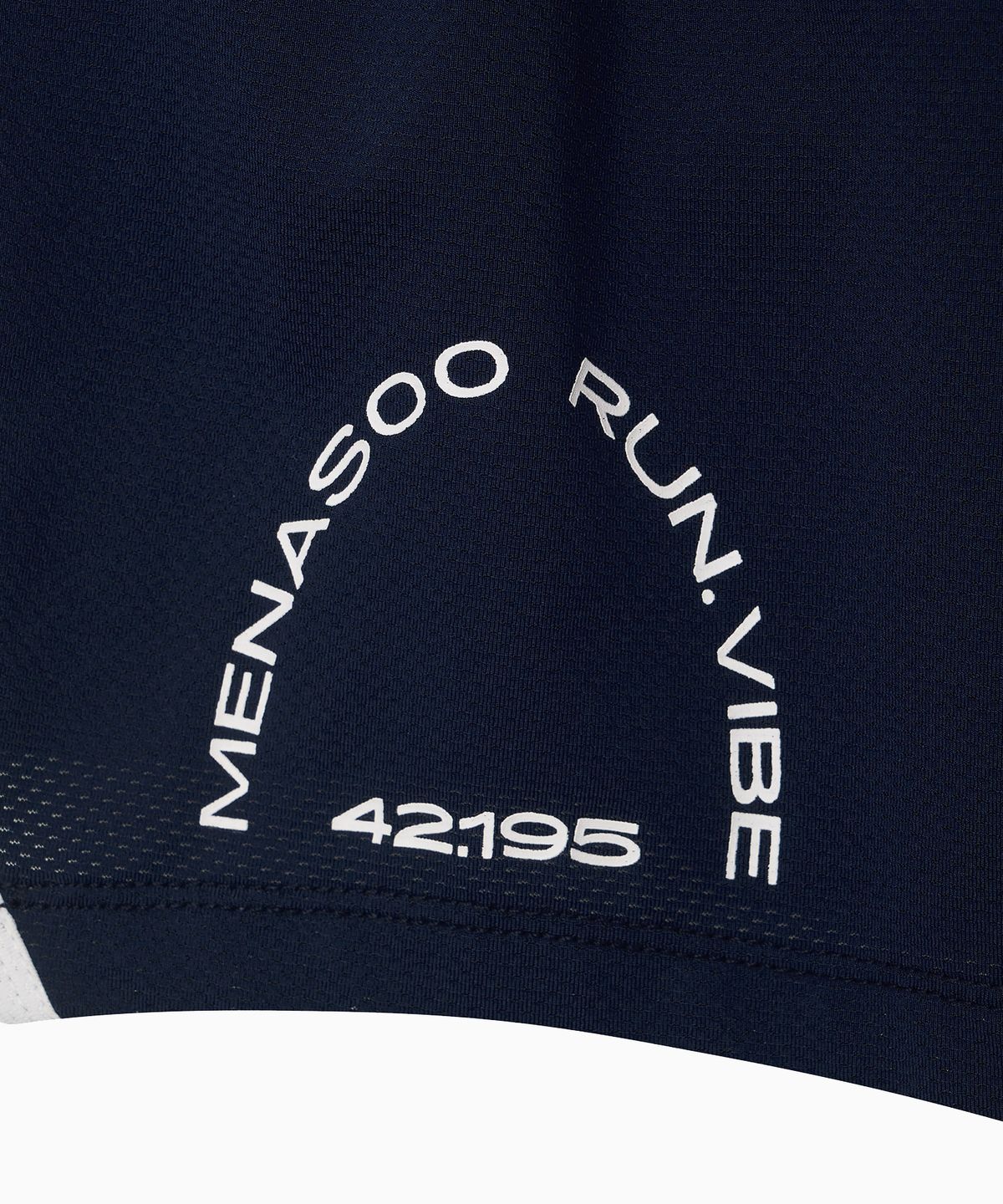 미나수(MENASOO) Mesh Runner Soft Shorts_Navy