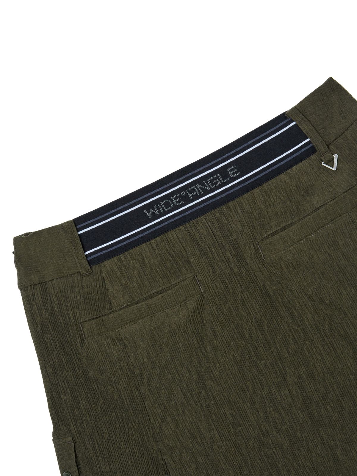 와이드앵글(WIDEANGLE) CO 크리즈 경량 카고 큐롯 L_Khaki