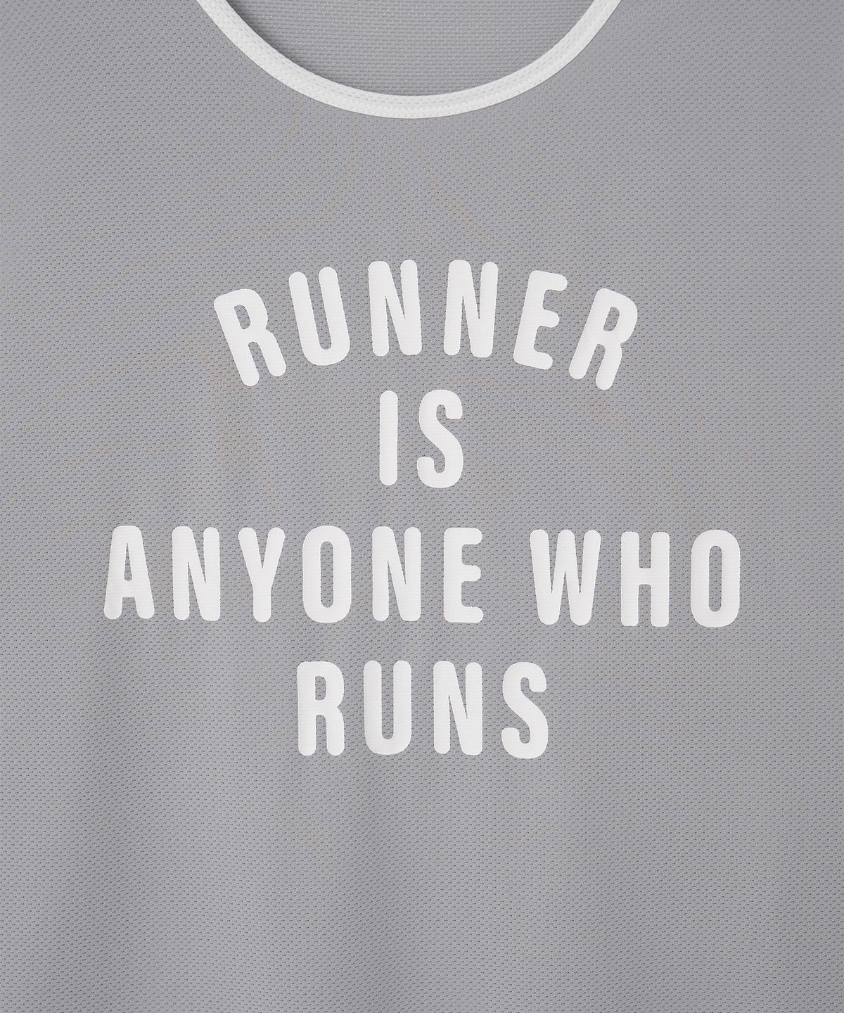 미나수(MENASOO) Mesh Runner Club Sleeveless Top_Gray
