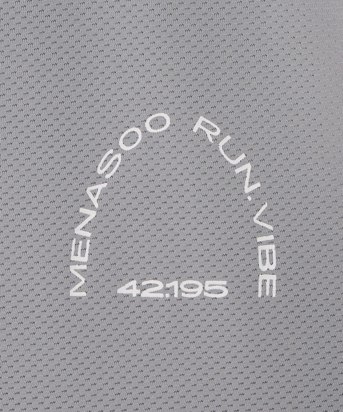 미나수(MENASOO) Mesh Runner Club Sleeveless Top_Gray