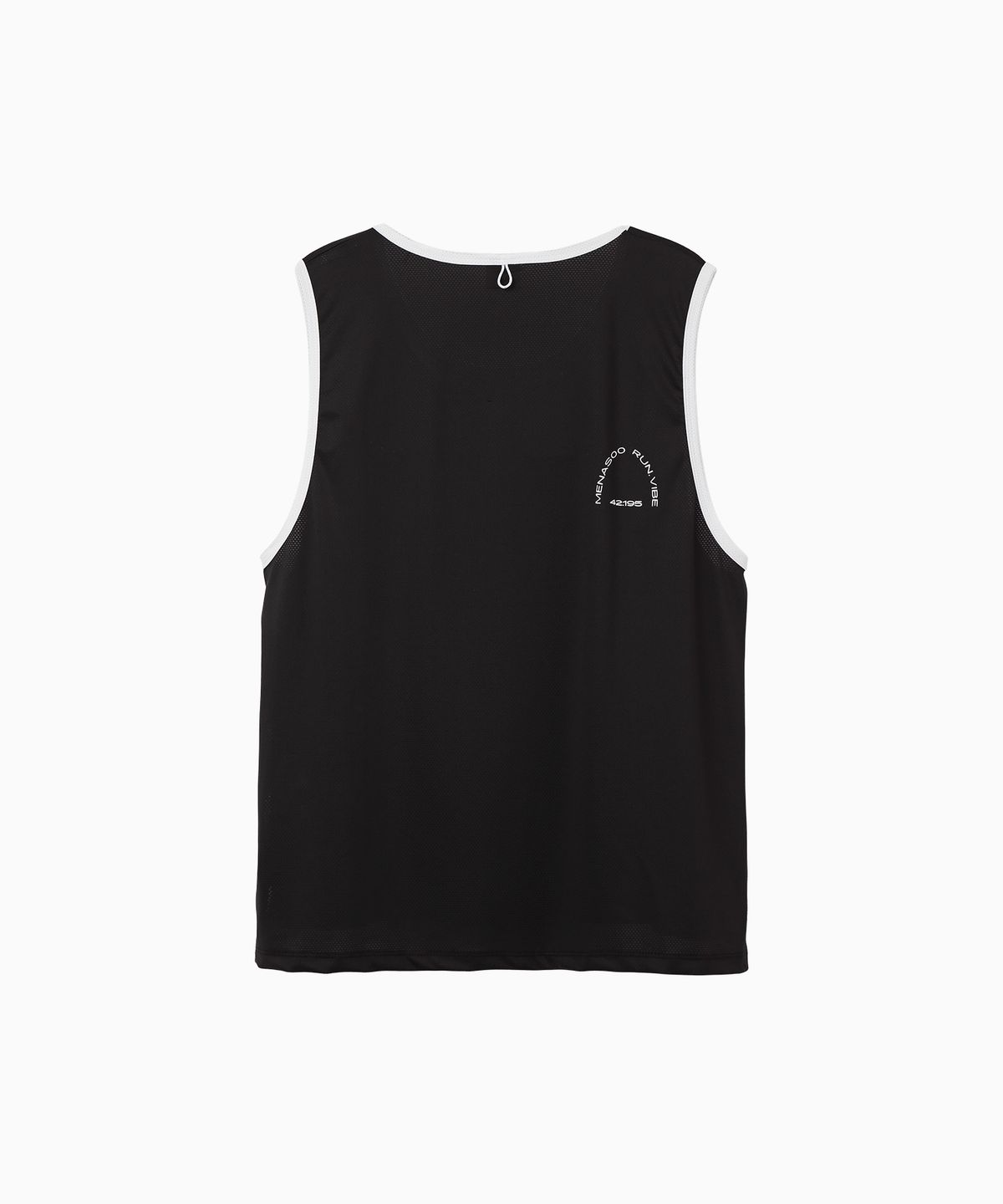 미나수(MENASOO) Mesh Runner Club Sleeveless Top_Black