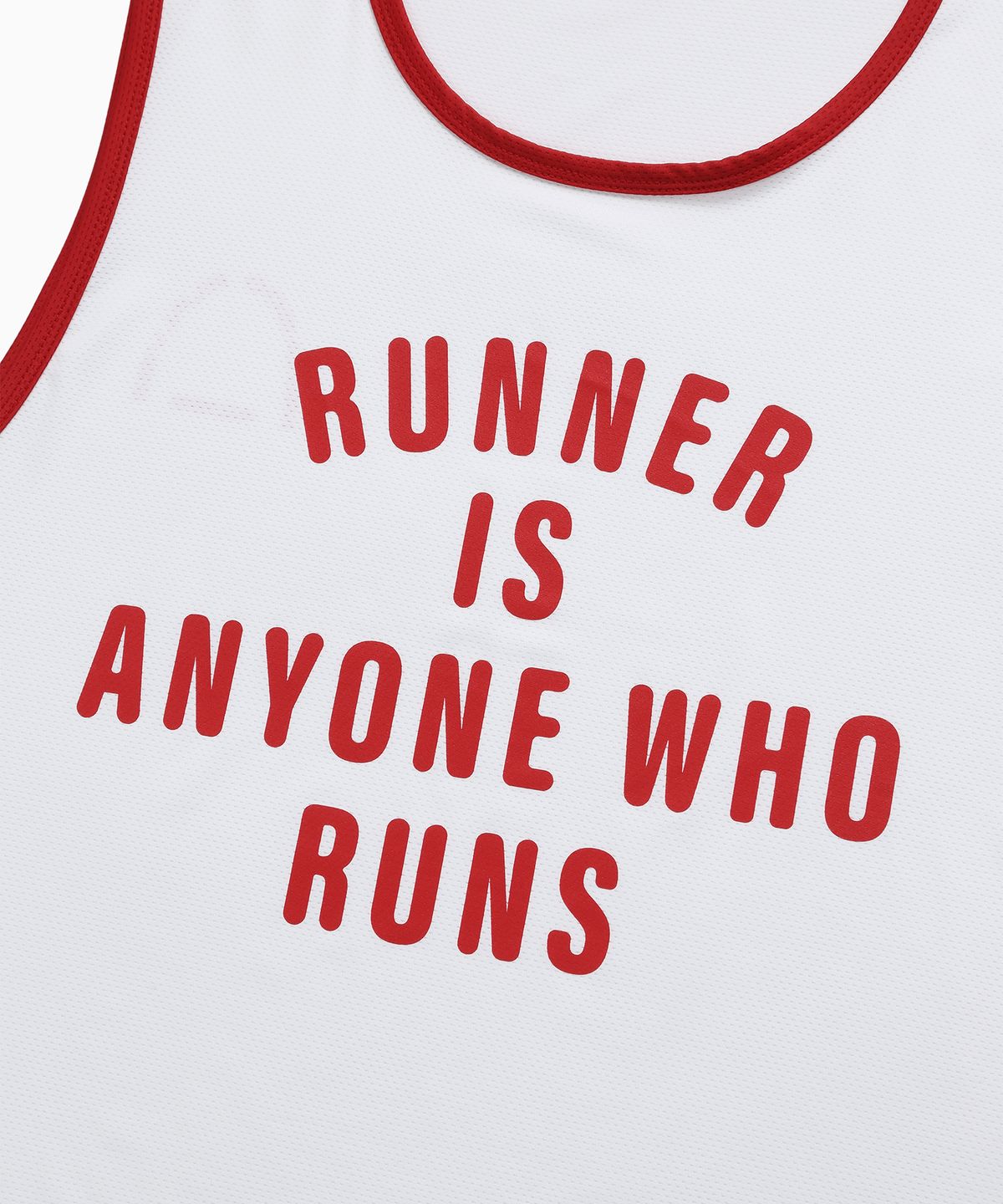 미나수(MENASOO) Mesh Runner Club Sleeveless Top_White