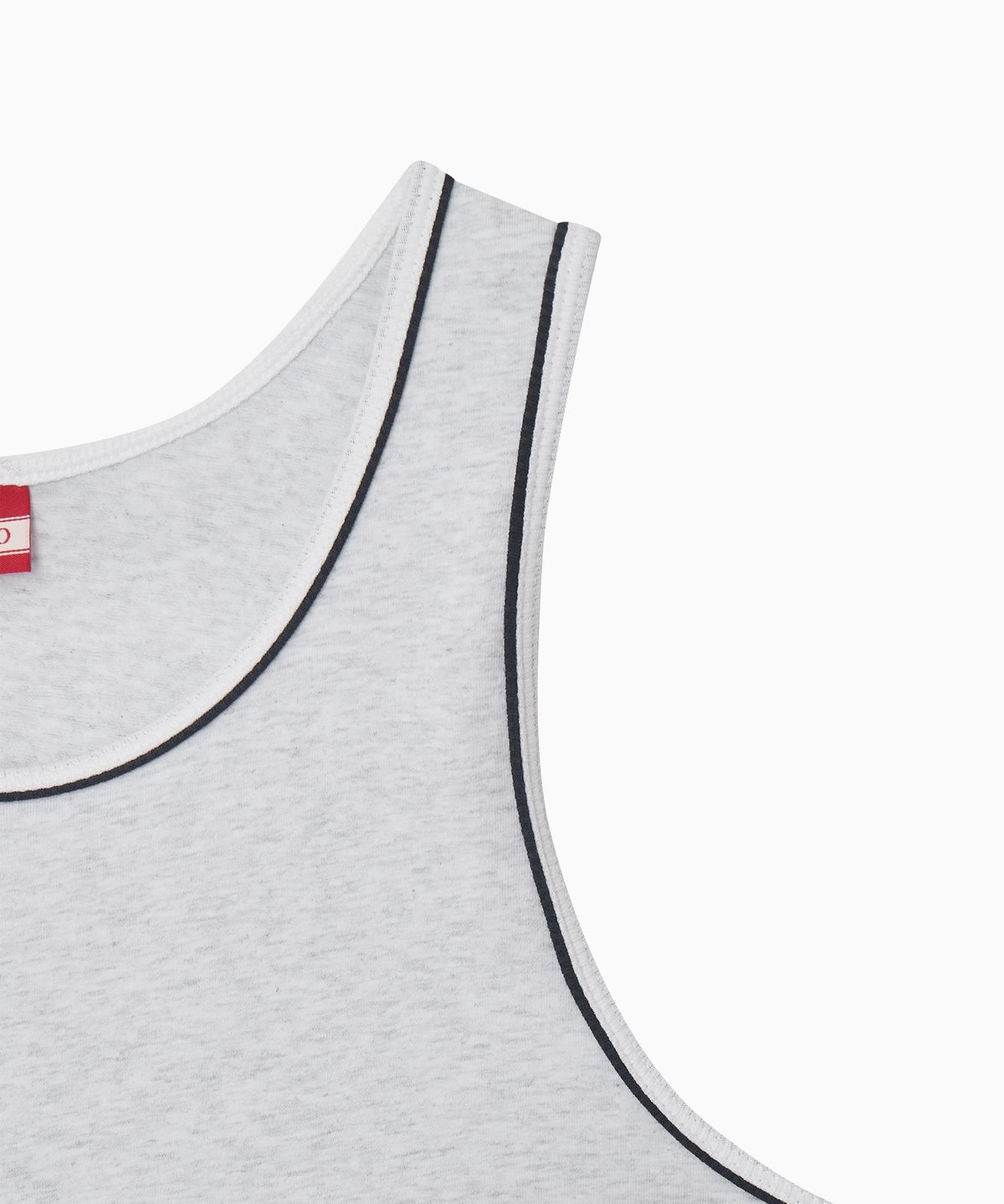 미나수(MENASOO) Signature Double Binding Sleeveless Top_Melange