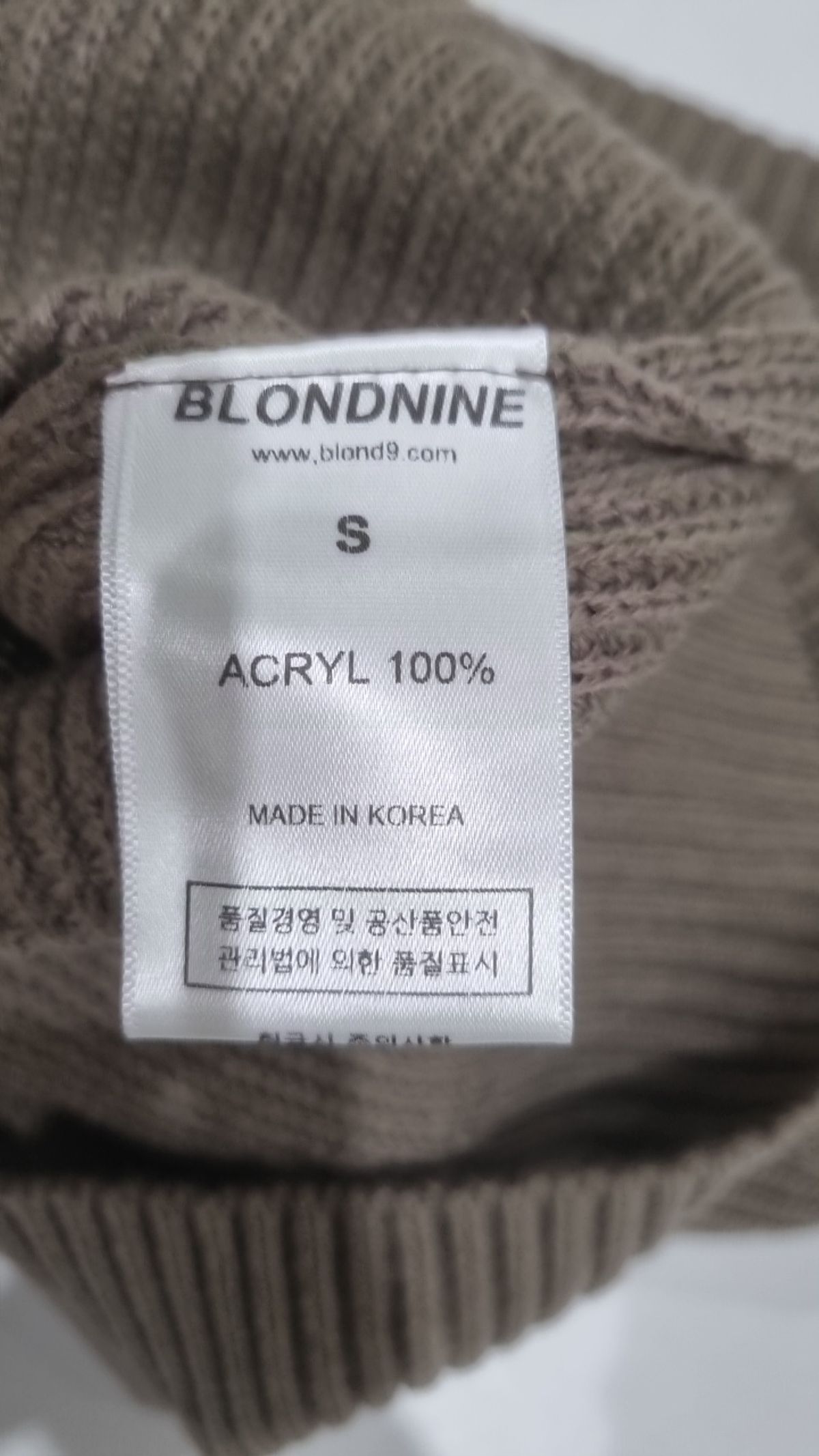 블론드나인(BLOND9) 니트/스웨터 S