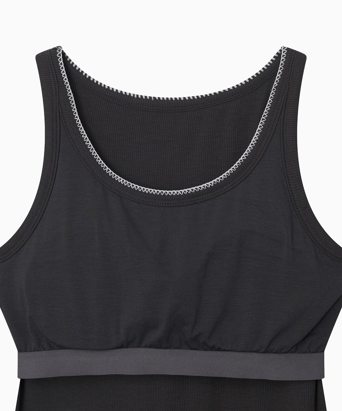 미나수(MENASOO) Soft Merrow Bra Top_Charcoal