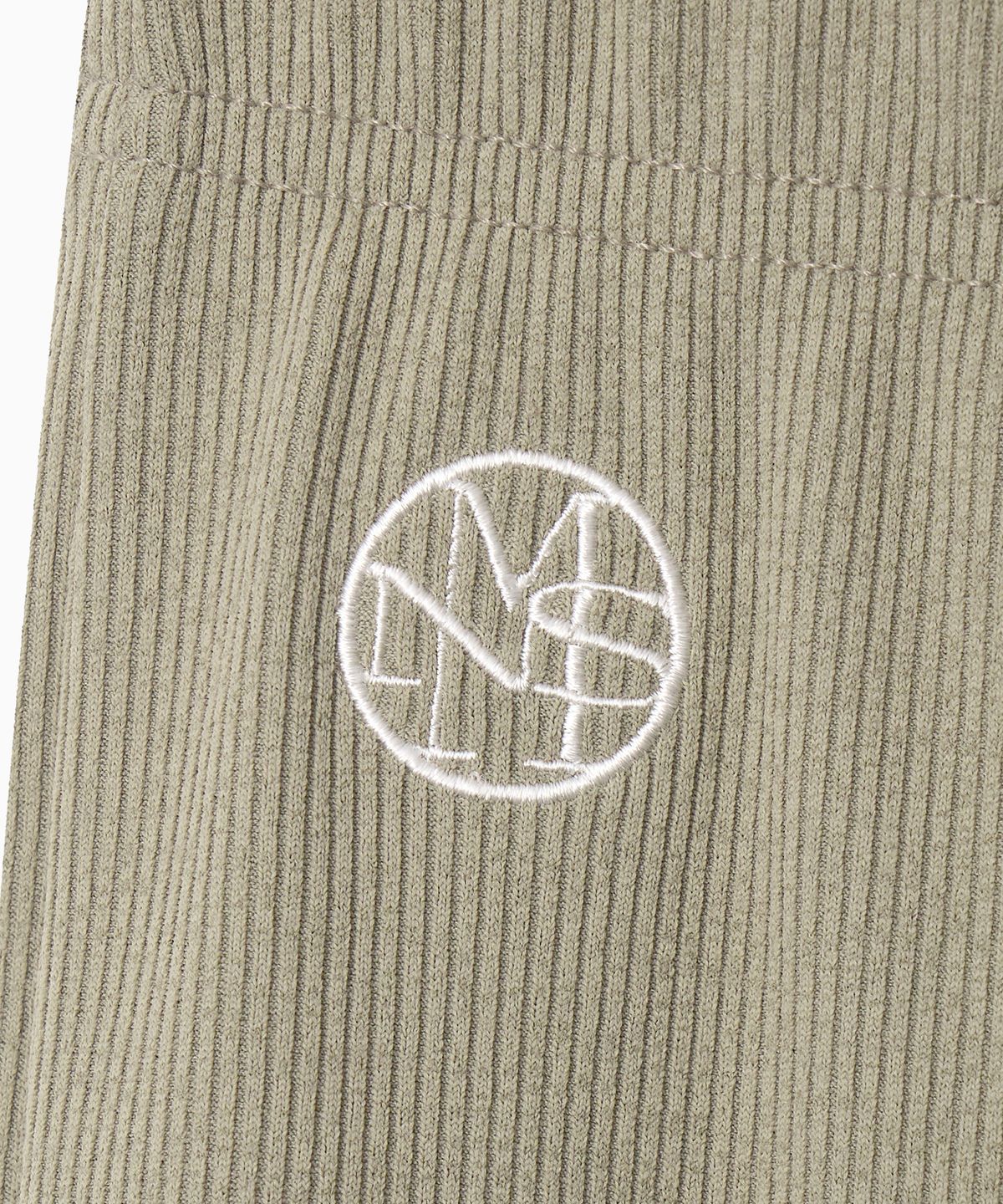 미나수(MENASOO) Move Fit Bootcut Ribbed Pants_Beige
