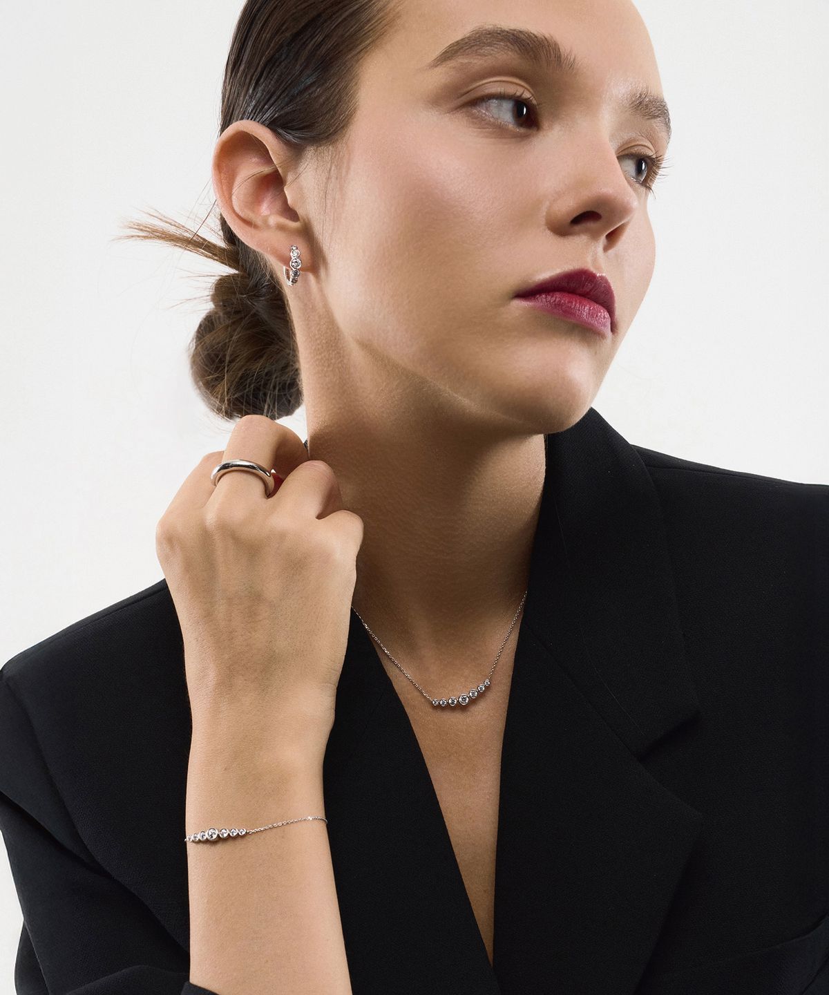리스(LISSE) [925 SILVER] ROUND GRADIENT E