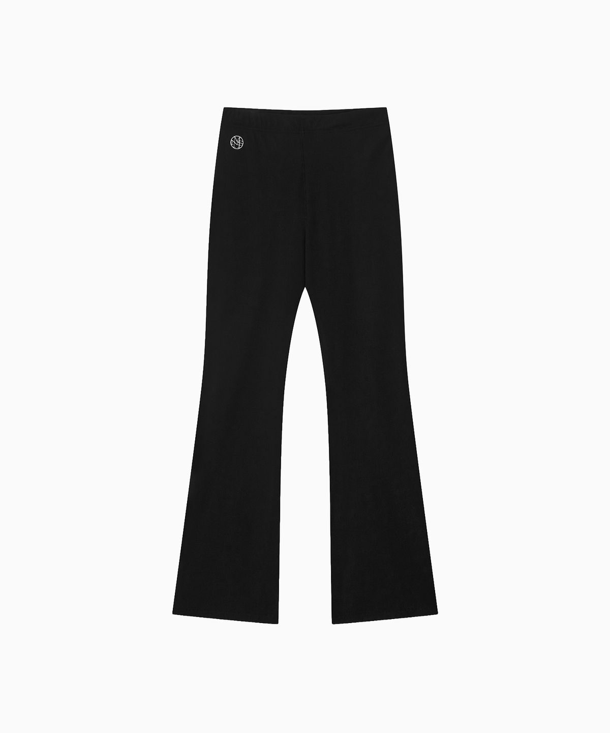 미나수(MENASOO) Move Fit Bootcut Ribbed Pants_Black