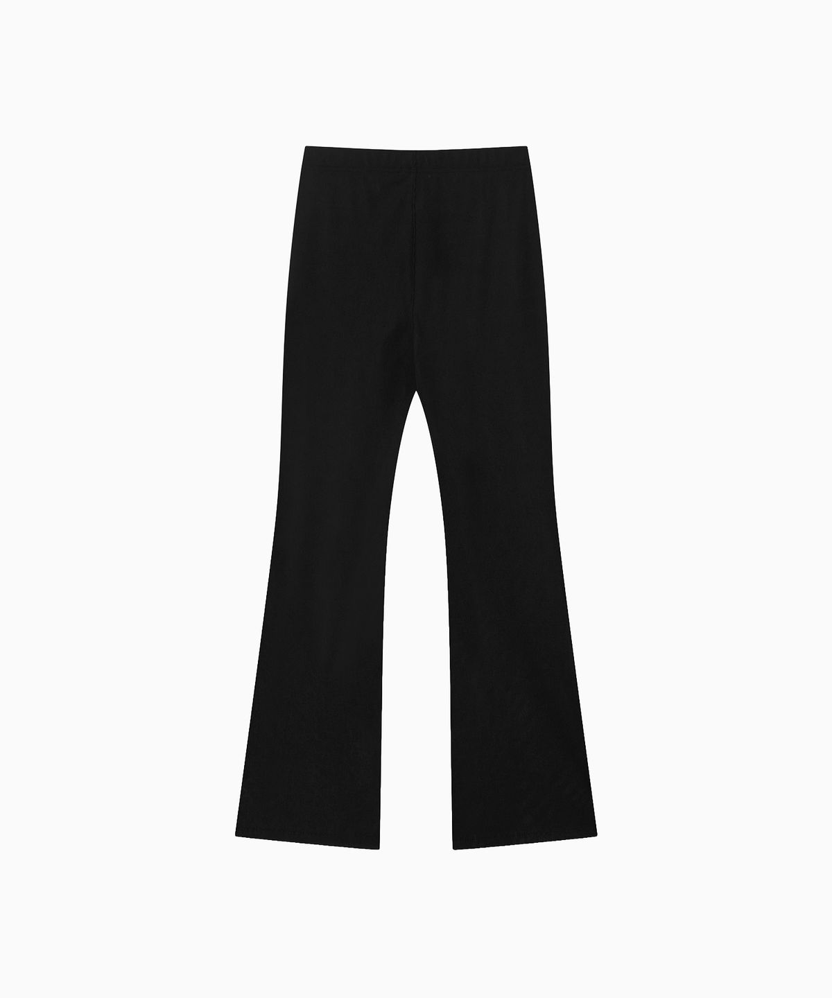 미나수(MENASOO) Move Fit Bootcut Ribbed Pants_Black