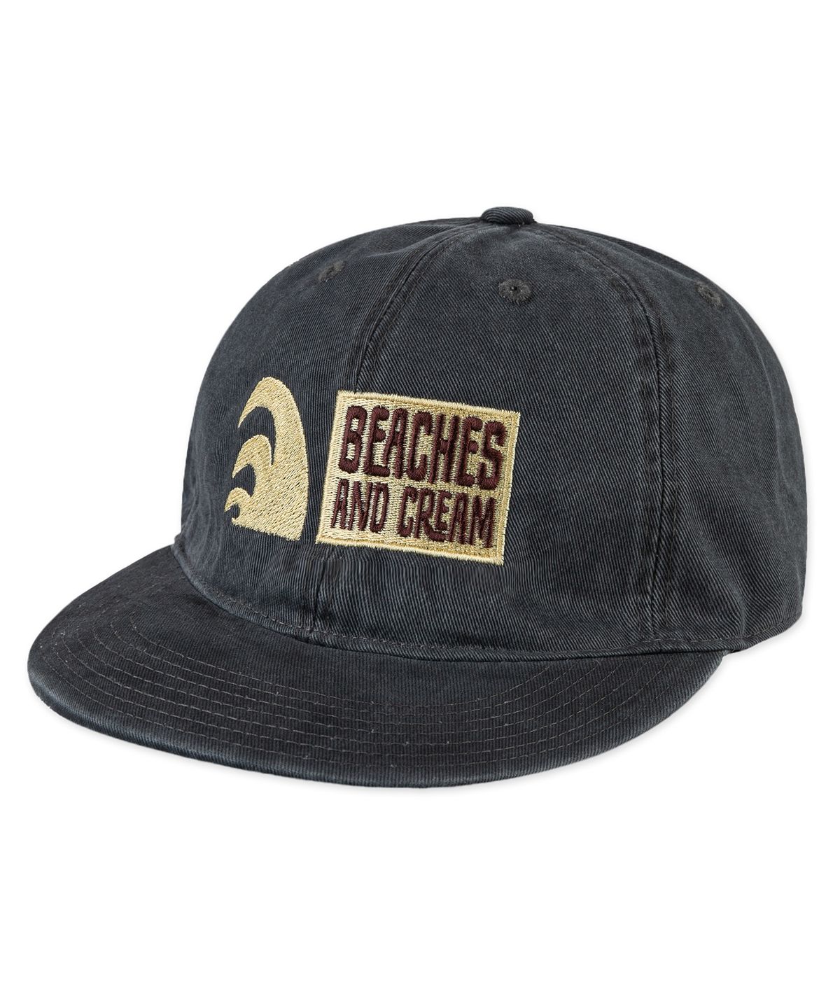 비치스앤크림(BEACHESANDCREAM) Ocean Crest Plat-Ball cap-charcoal