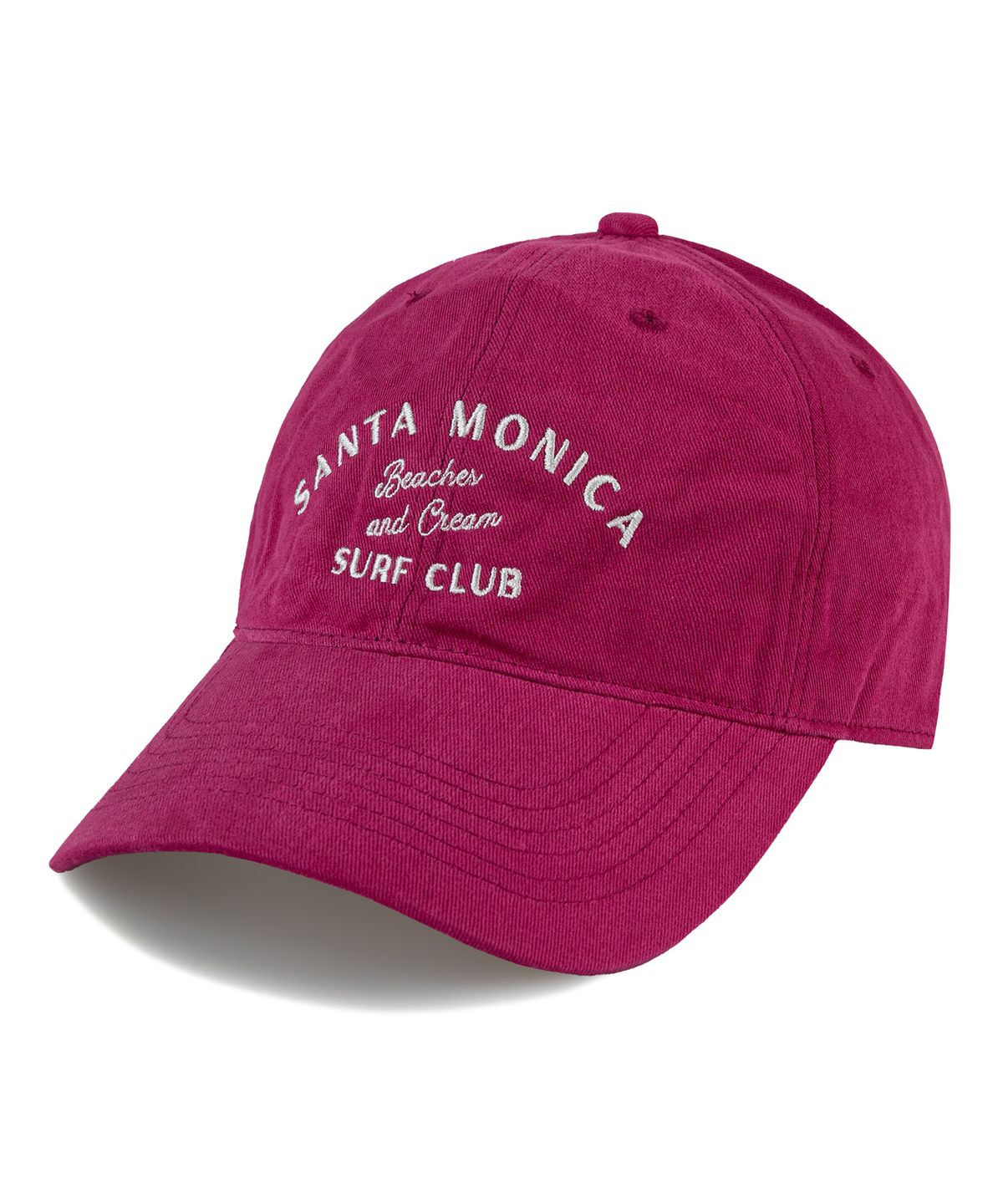 비치스앤크림(BEACHESANDCREAM) SANTA MONICA Cotton Ball cap-violet