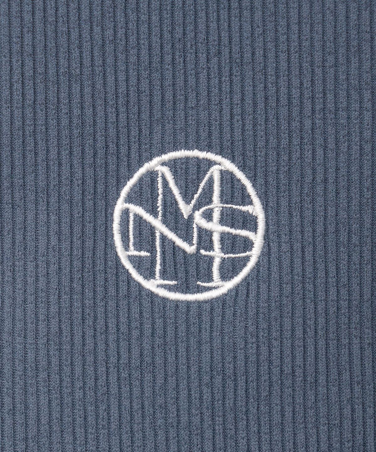 미나수(MENASOO) Move Hood Ribbed Top_Skyblue