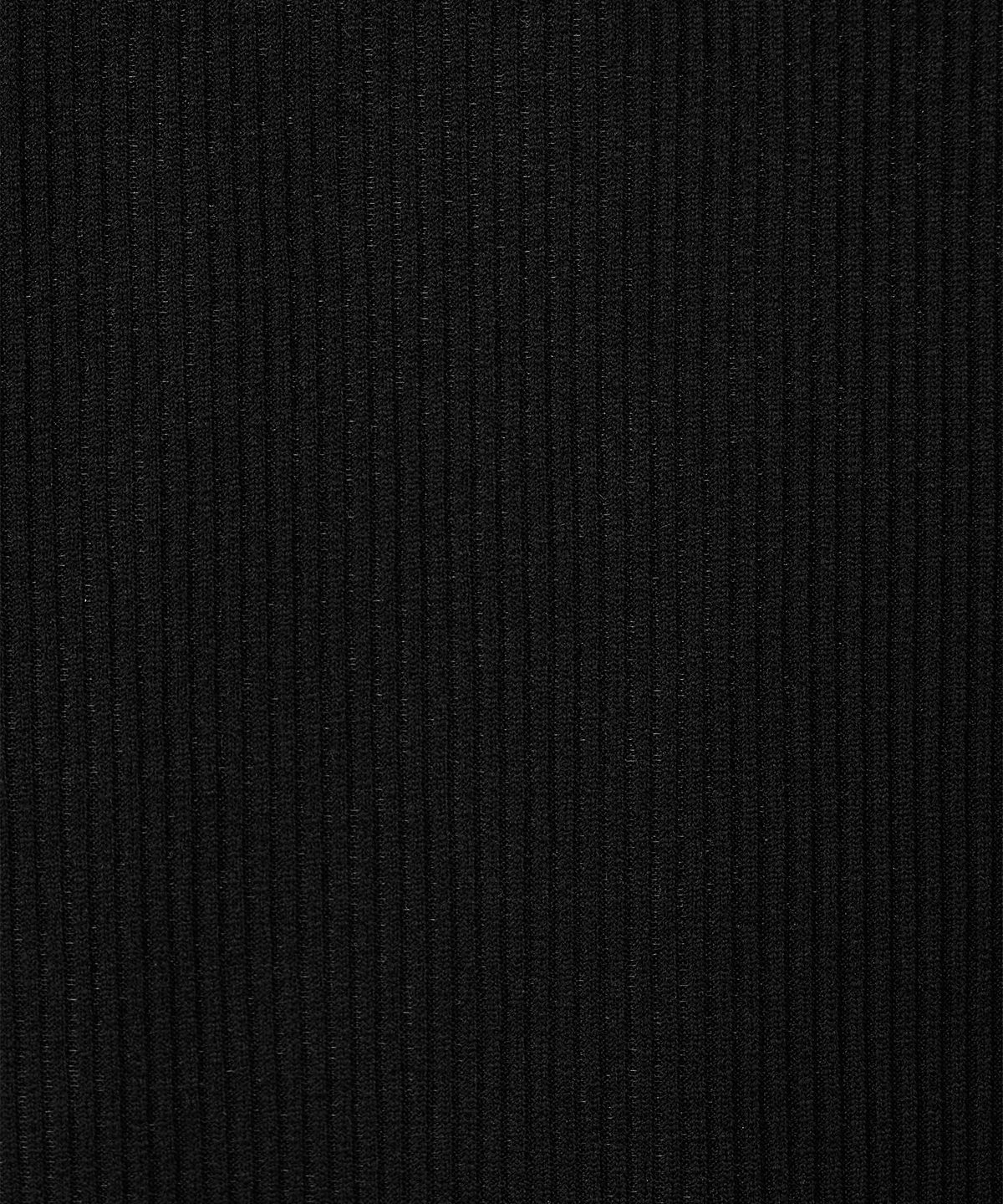 미나수(MENASOO) Move Hood Ribbed Top_Black