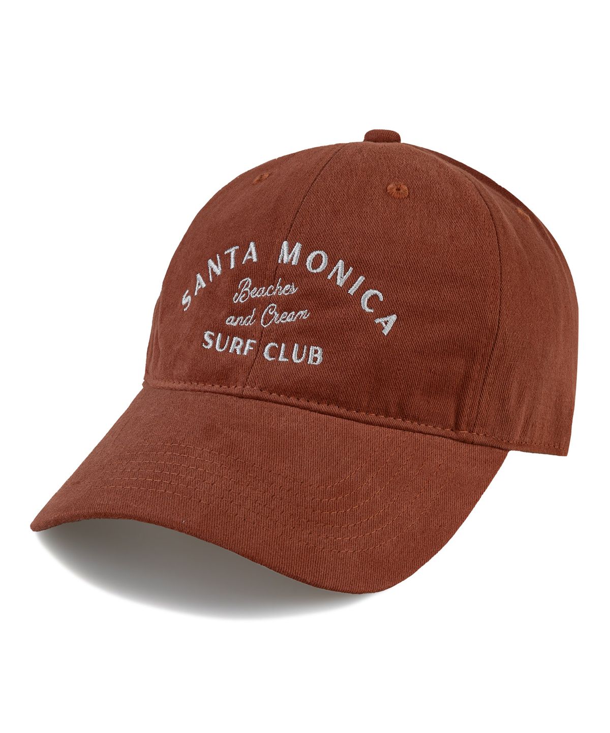 비치스앤크림(BEACHESANDCREAM) SANTA MONICA Cotton Ball cap-light brown