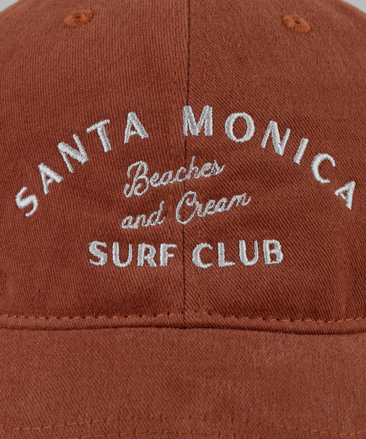비치스앤크림(BEACHESANDCREAM) SANTA MONICA Cotton Ball cap-light brown