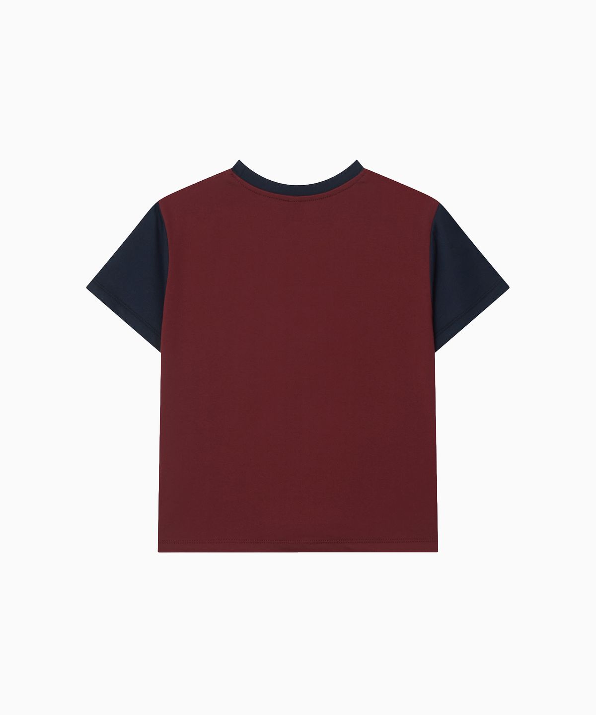 미나수(MENASOO) Menasoo Run Logo Short Sleeve T Shirt_Red