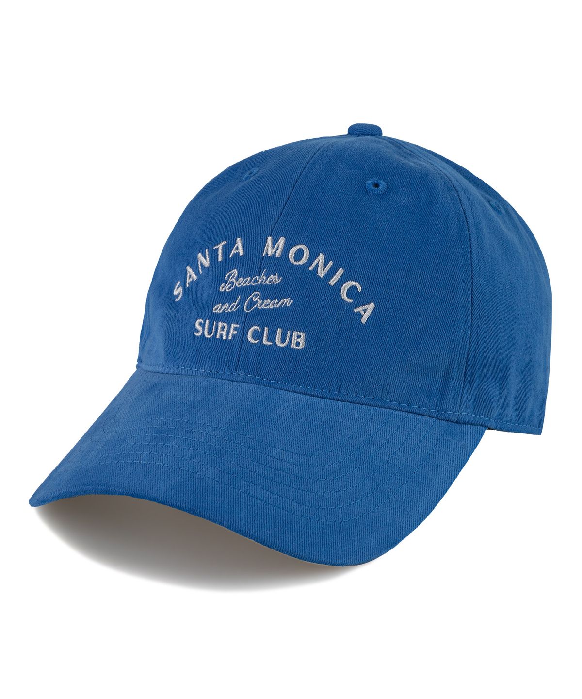 비치스앤크림(BEACHESANDCREAM) SANTA MONICA Cotton Ball cap-blue
