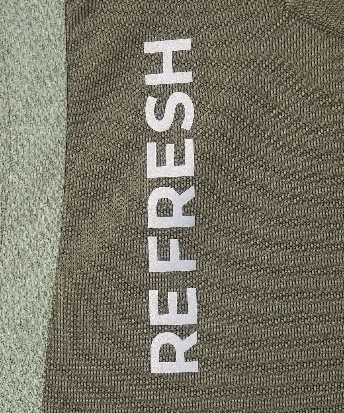 미나수(MENASOO) Refocus Mesh Sleeveless Top_Khaki