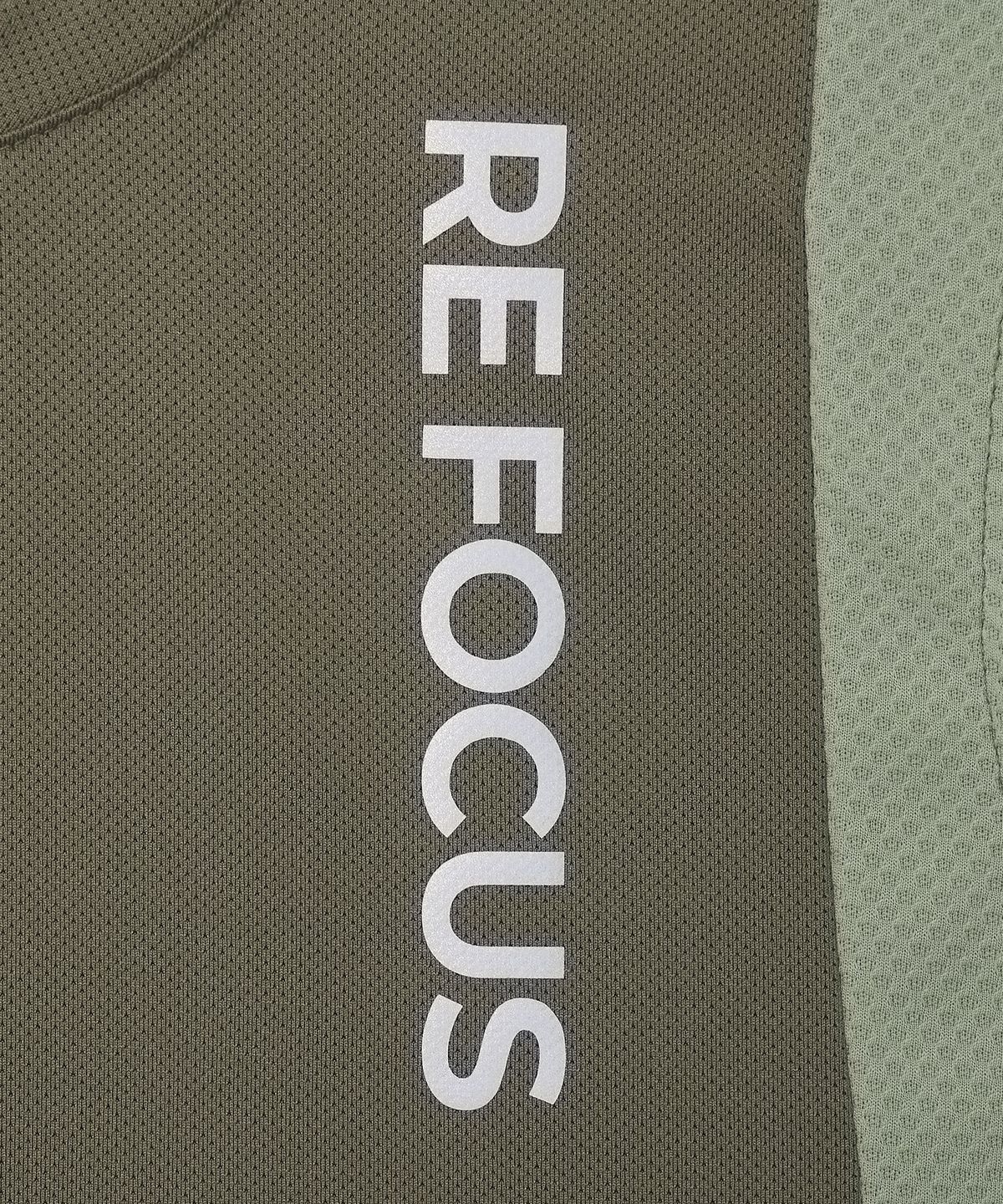 미나수(MENASOO) Refocus Mesh Sleeveless Top_Khaki