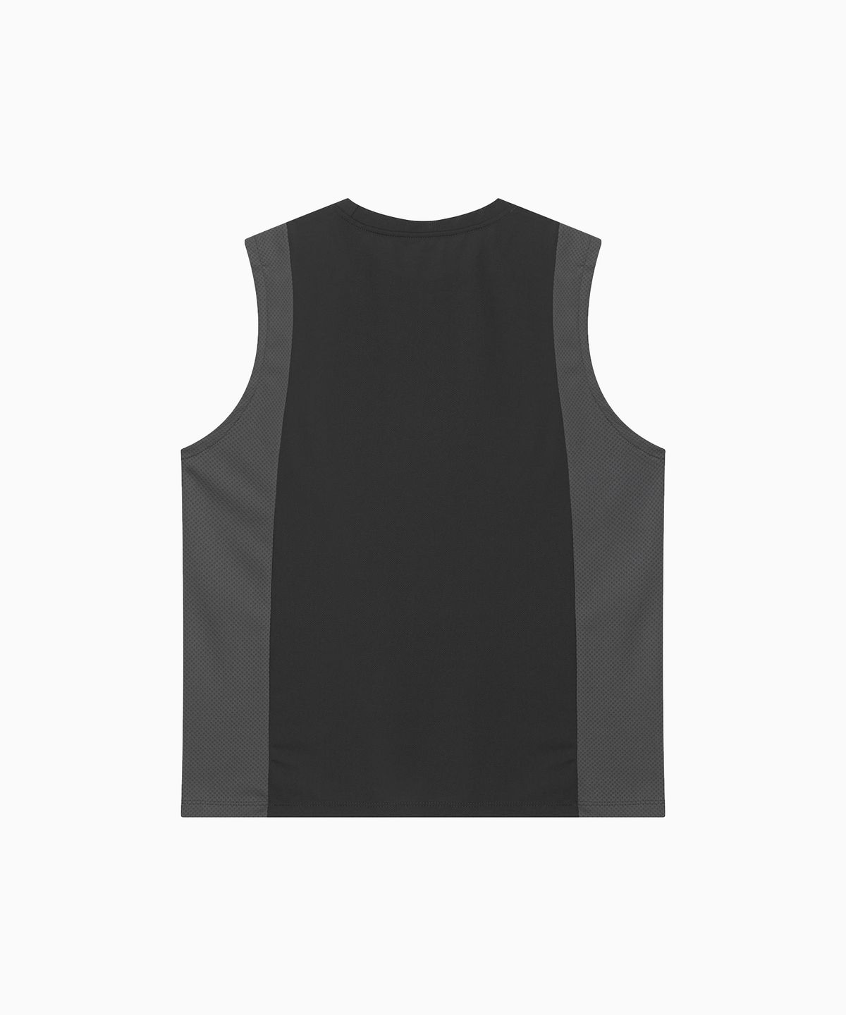 미나수(MENASOO) Refocus Mesh Sleeveless Top_Charcoal