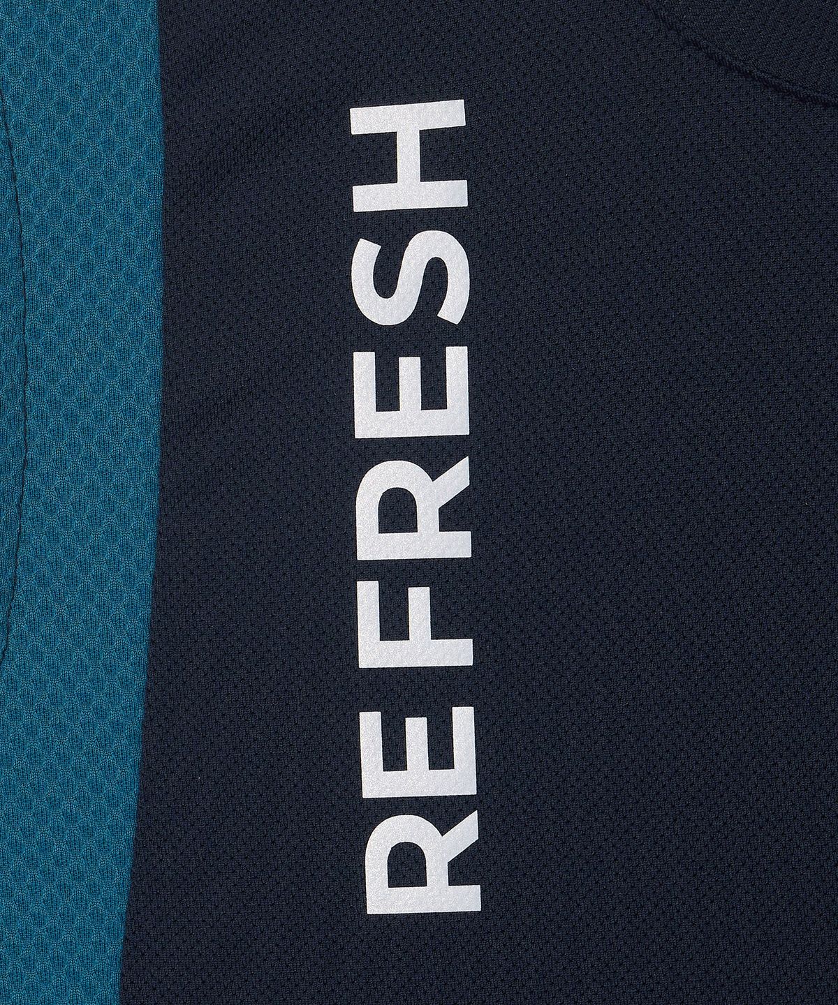 미나수(MENASOO) Refocus Mesh Sleeveless Top_Navy