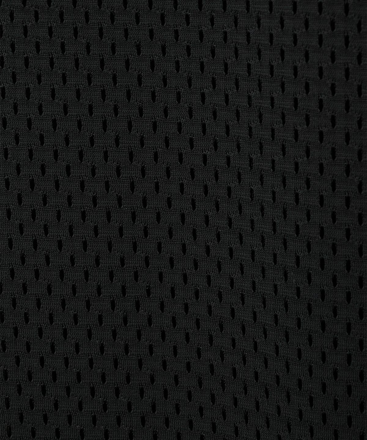 미나수(MENASOO) Refocus Mesh Round Neck T Shirt_Black