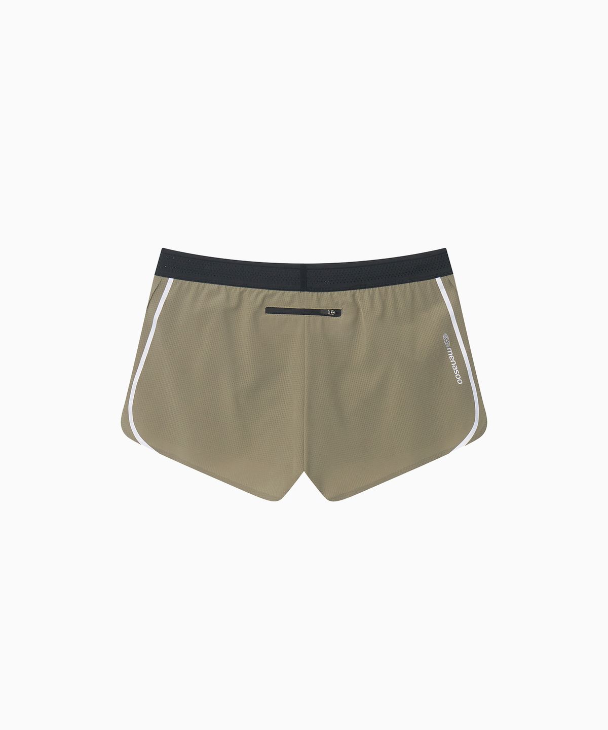 미나수(MENASOO) Side Line Running Shorts_Beige