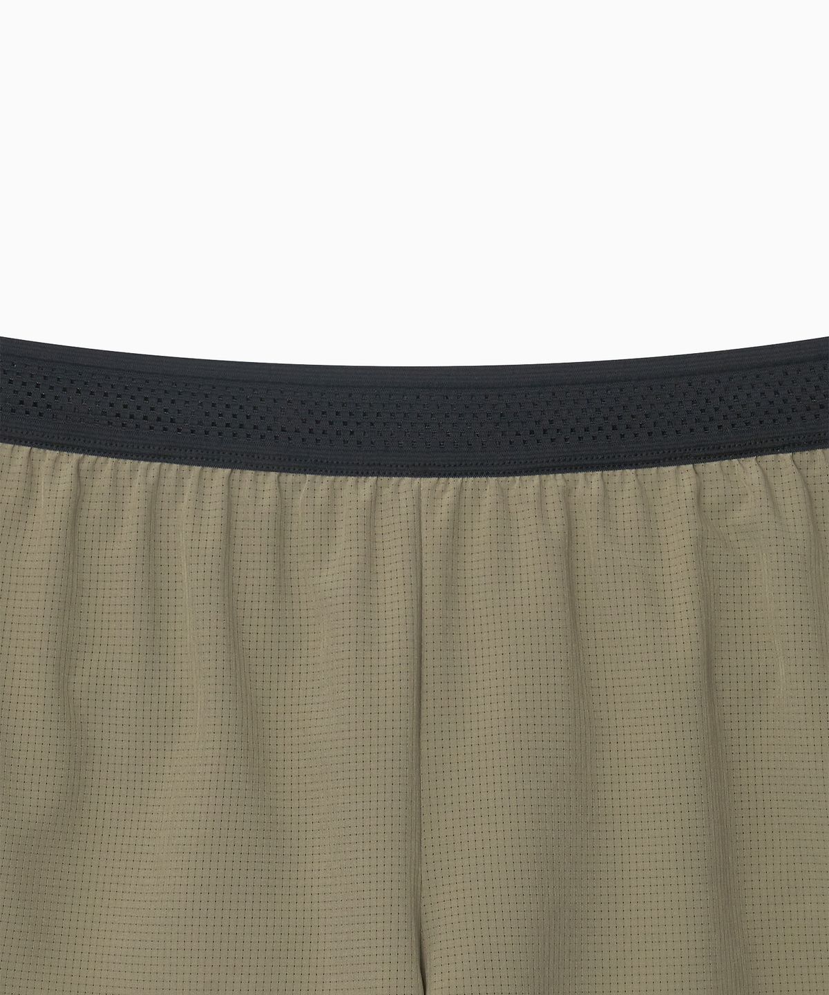 미나수(MENASOO) Side Line Running Shorts_Beige