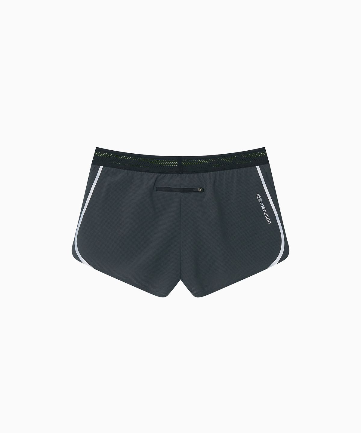 미나수(MENASOO) Side Line Running Shorts_Teal Blue