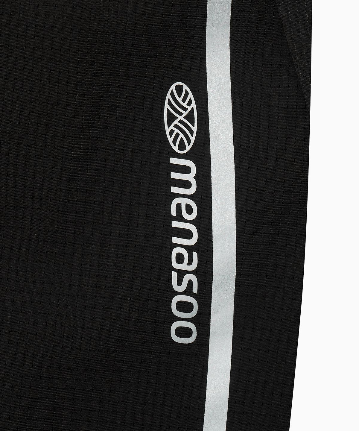 미나수(MENASOO) Side Line Running Shorts_Black