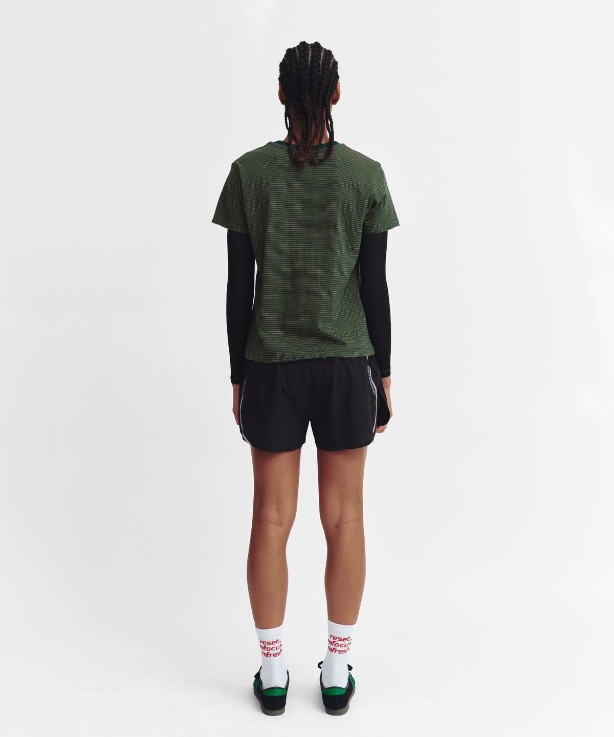 미나수(MENASOO) Air Mesh Running Arm Sleeves_Black