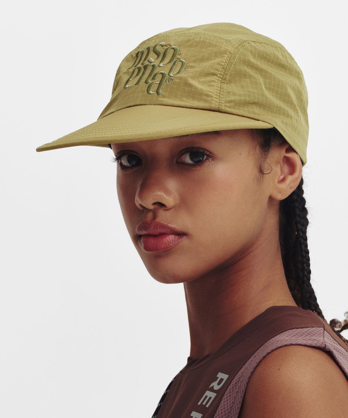 미나수(MENASOO) Signature Ripstop Running Cap_Olive