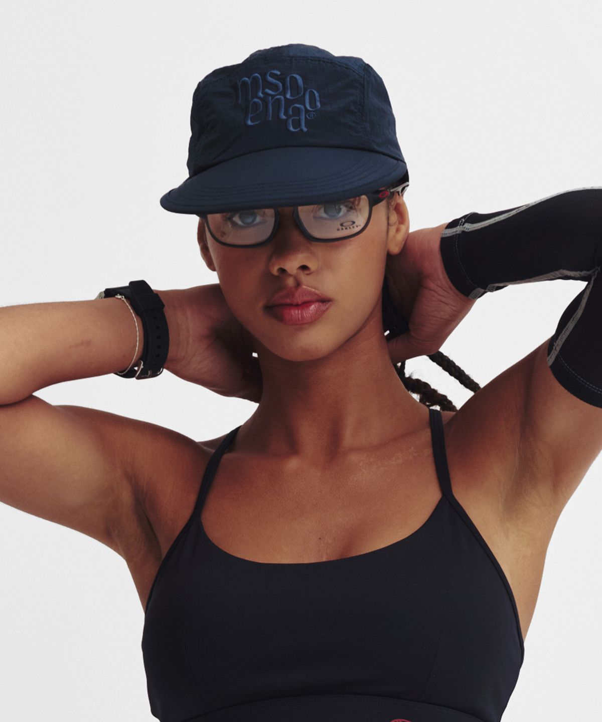 미나수(MENASOO) Signature Ripstop Running Cap_Navy