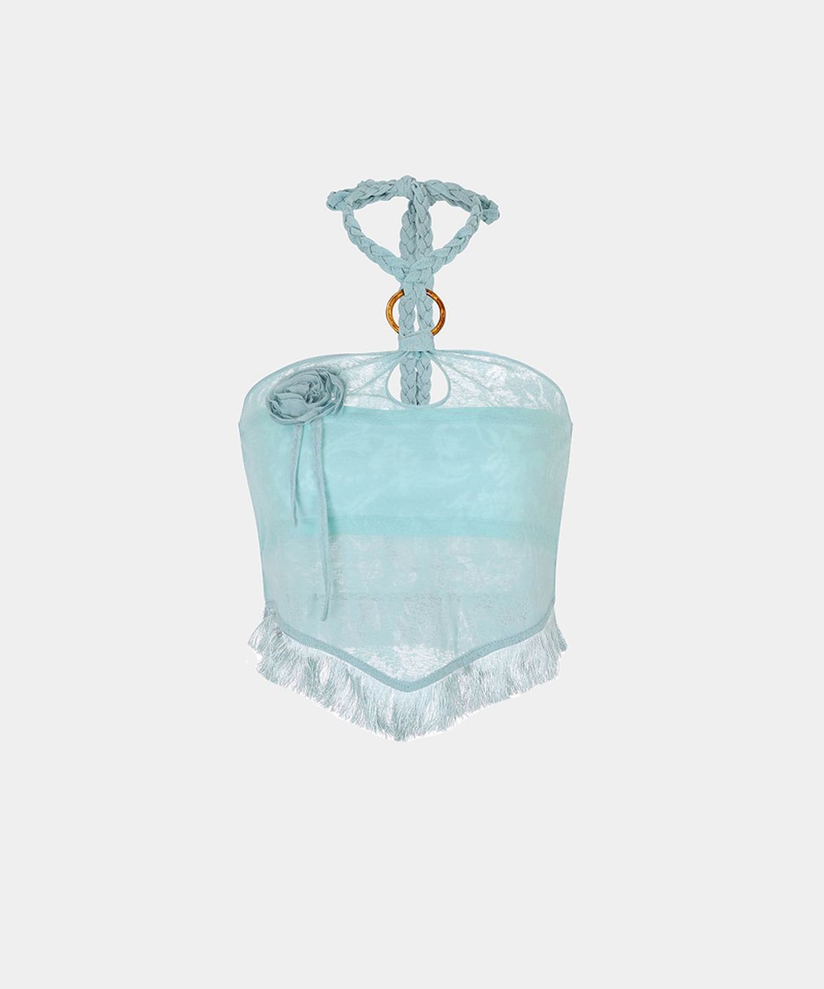 루펀(LOOFUN) Corsage Halter Sleeveless / 코사지 홀터 슬리브리스 [Mint]