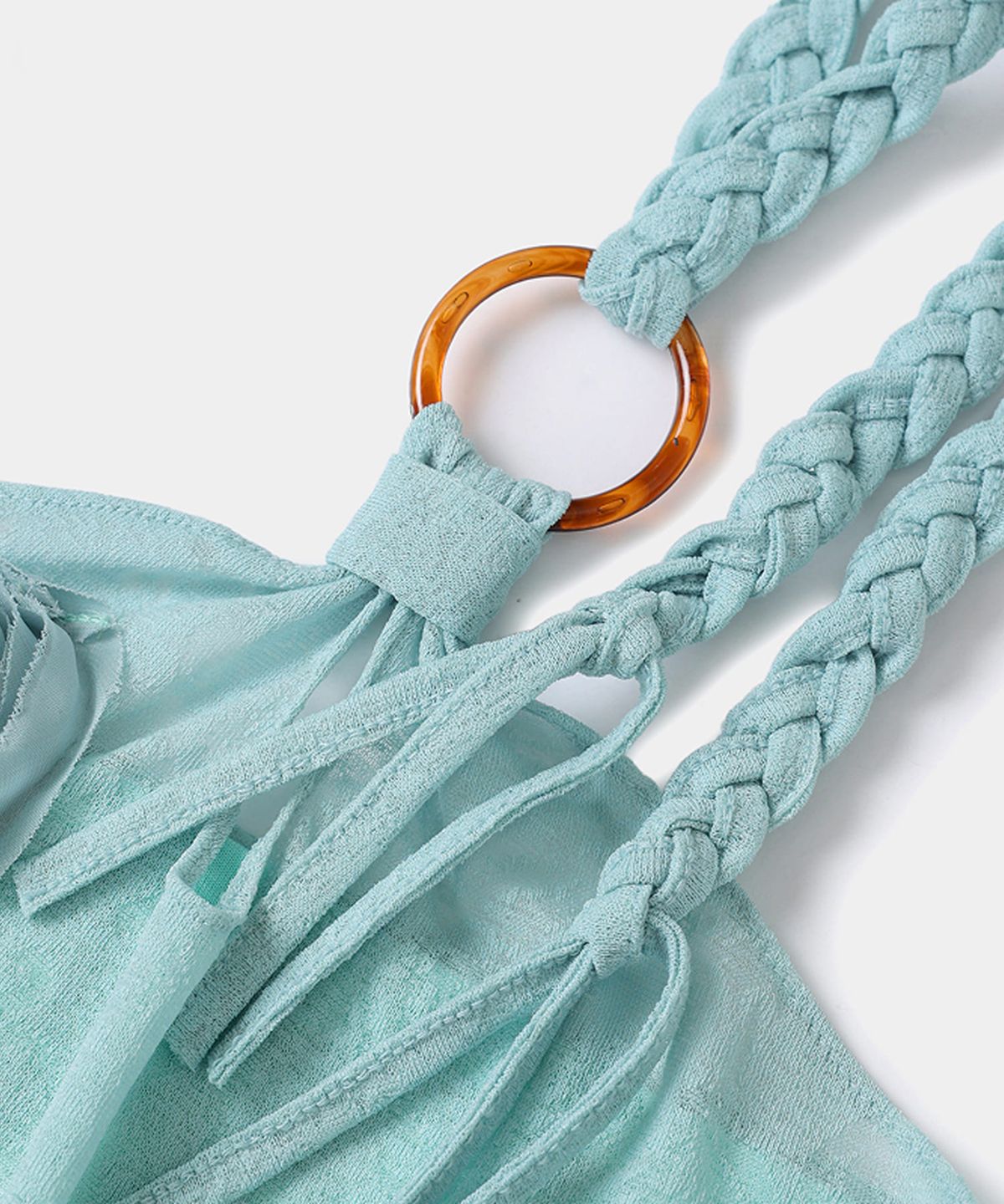 루펀(LOOFUN) Corsage Halter Sleeveless / 코사지 홀터 슬리브리스 [Mint]