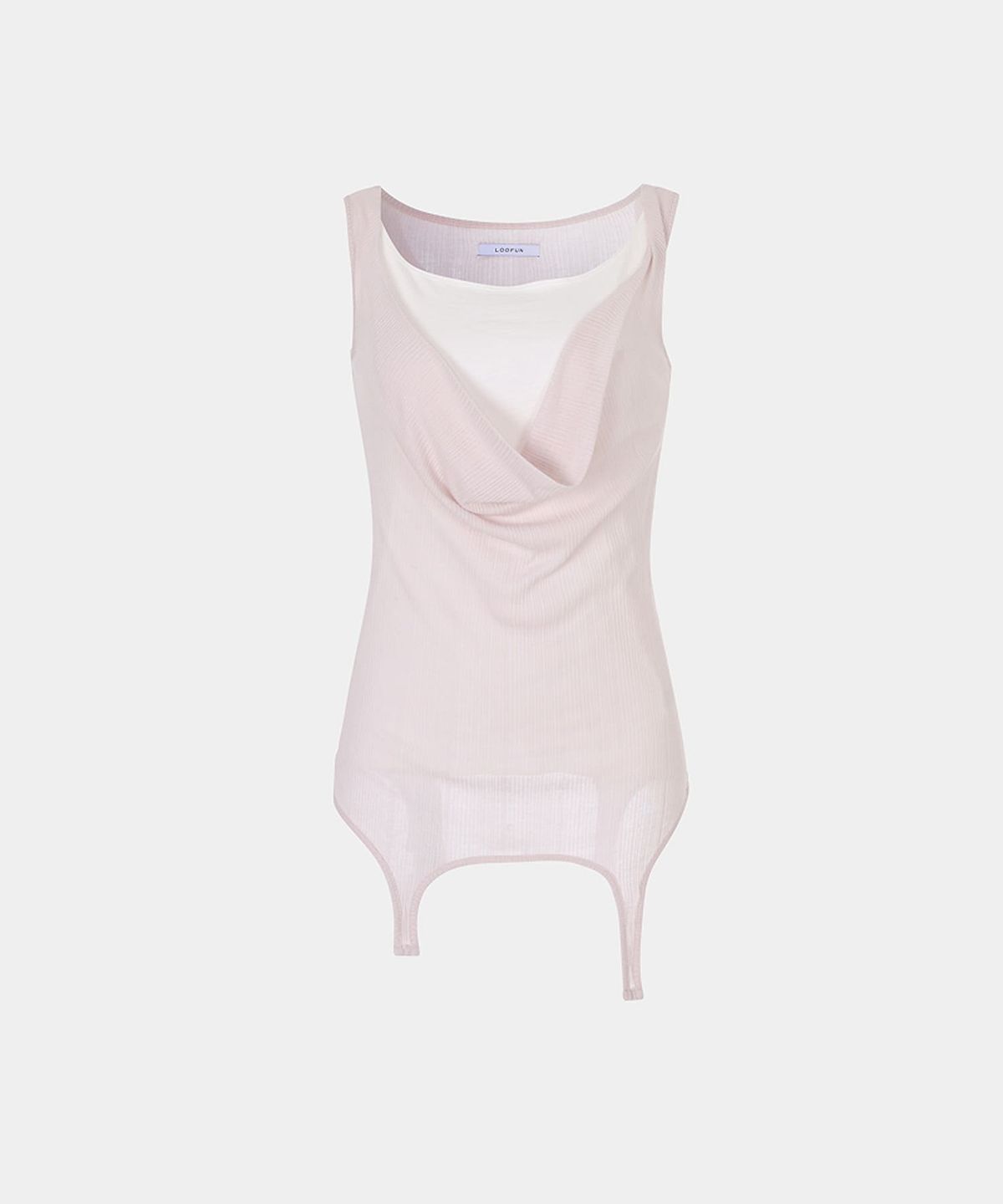 루펀(LOOFUN) Drape Garter Sleeveless / 드레이프 가터 슬리브리스 [Pink]